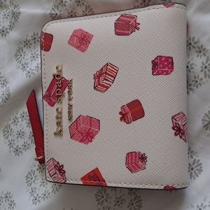 Kate Spade gift printed zip bifold wallet